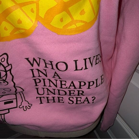 Nickelodeon Spongebob SquarePants Graphic Hooded Sweatshirt - Picture 6 of 13